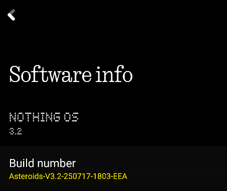 Build Number Build Number